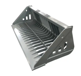 CNS SKID STEER AND WHEEL LOADER SKELETON SIEVE BUCKETS CUSTOMIZED FOR ROCK STONE SAND