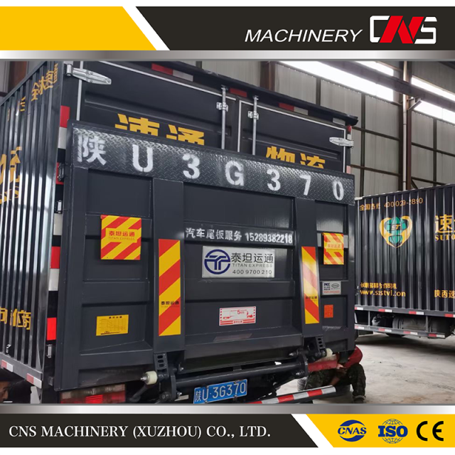 Cns Aluminum Profile Hydraulic Truck Tail Gate Lift Plate System for Lifting Cargo with Cantilever Slider Type Customized