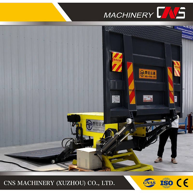 Cns Aluminum Profile Hydraulic Truck Tail Gate Lift Plate System for Lifting Cargo with Cantilever Slider Type Customized