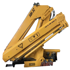 CNS Mini 6.3 Ton Hydraulic Knuckle Boom Truck Mounted Crane Easy Manipulation with Factory Price