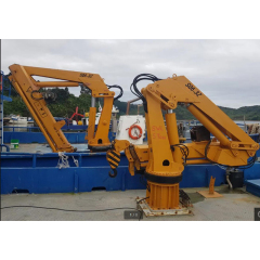 CNS Mini 6.3 Ton Hydraulic Knuckle Boom Truck Mounted Crane Easy Manipulation with Factory Price
