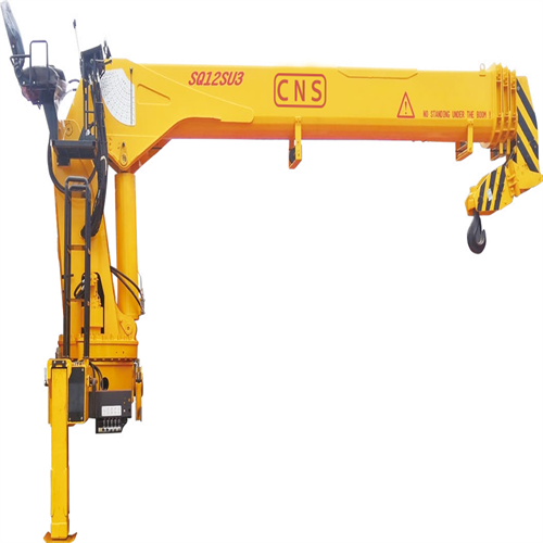 4 Ton Hydraulic Mobile Straight Boom Arm Truck Crane with High Position Seat for Portable Construction Equipments