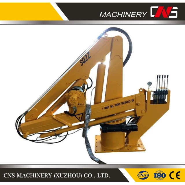 2 Ton Construction Machinery Mobile Crane CE ISO9001 Mini Crane Hydraulic Knuckle Boom Crane Truck Mounted Crane