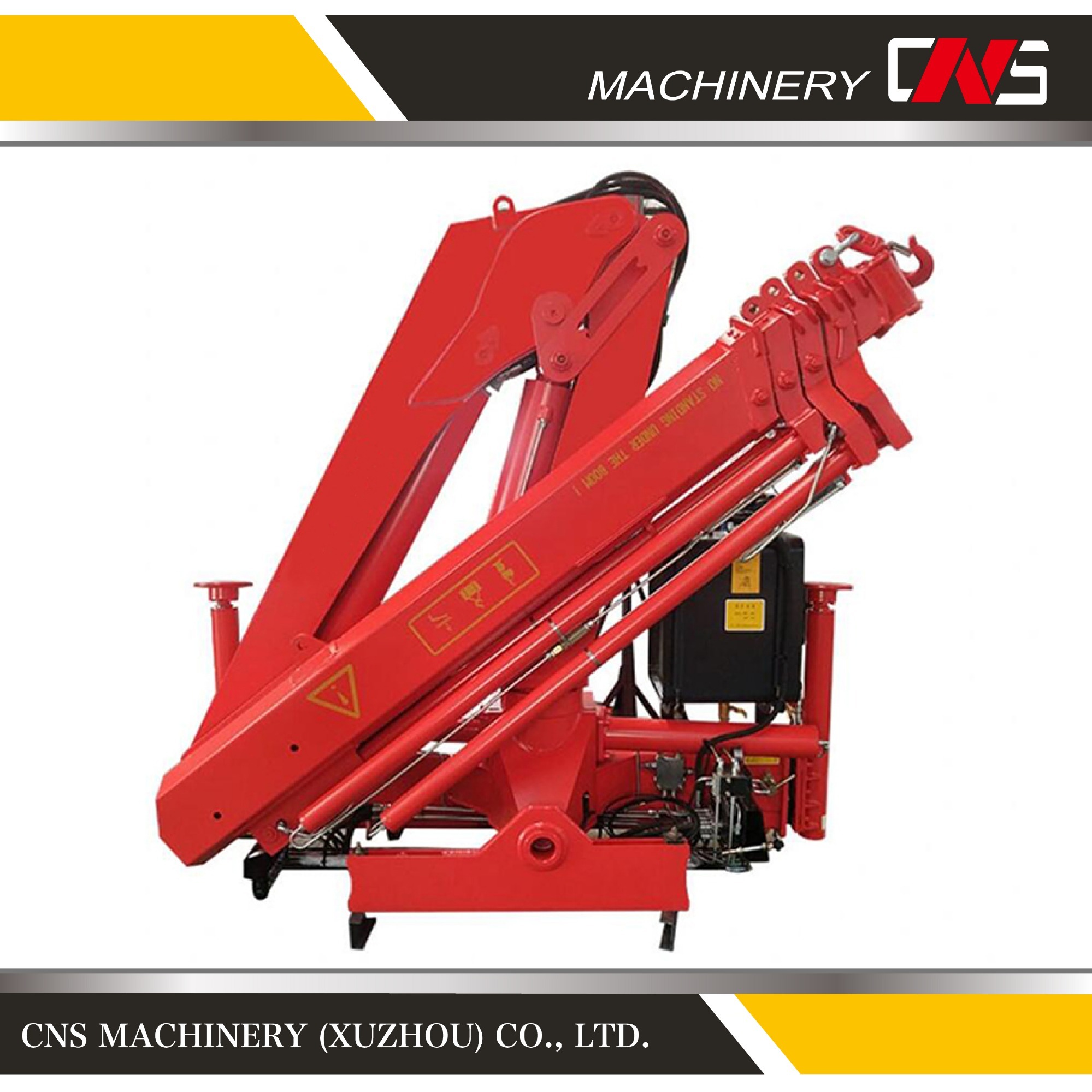 Mini 6.3ton Hydraulic Arm Articulated Boom Truck Mounted Crane 360 Degree Rotation Knuckle Boom Crane