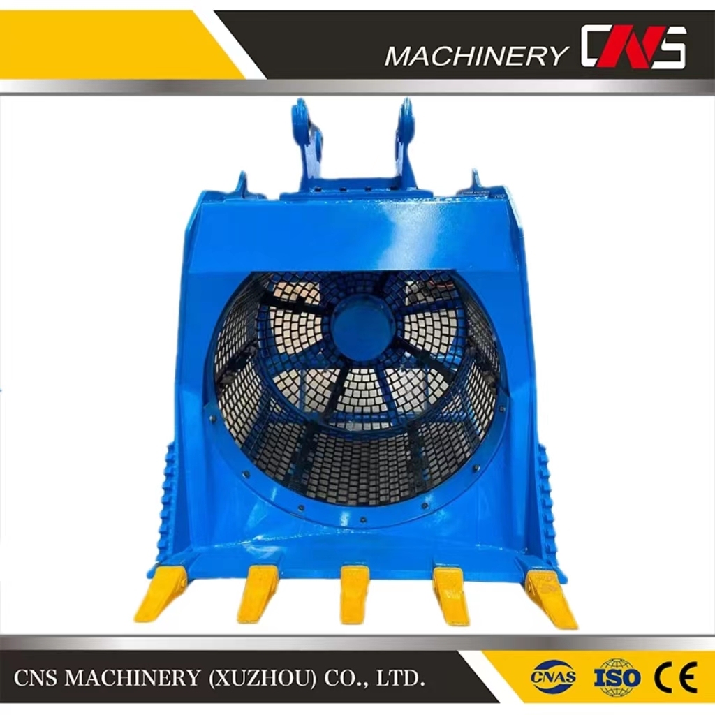 Powerful Supplier Hydraulic Screening Rotary Bucket China Manufacturer Mesh Screener Sorting Sieve