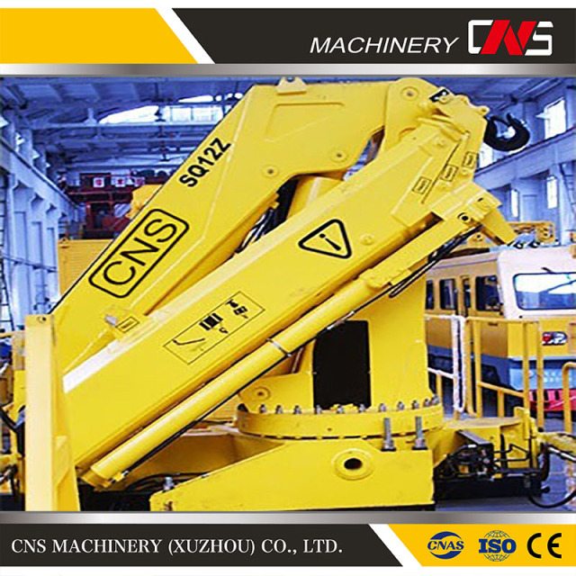 12 Ton Small Hydraulic Manipulator Knuckle Boom Crane Directly From China Folding Arm Truck Mounted Crane Hot Sale
