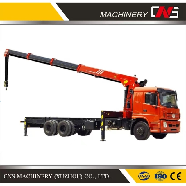Cargo Truck Crane 4 Ton Hydraulic Straight Boom Crane Hydraulic Manipulator Lifting Mobile Truck Mounted Crane