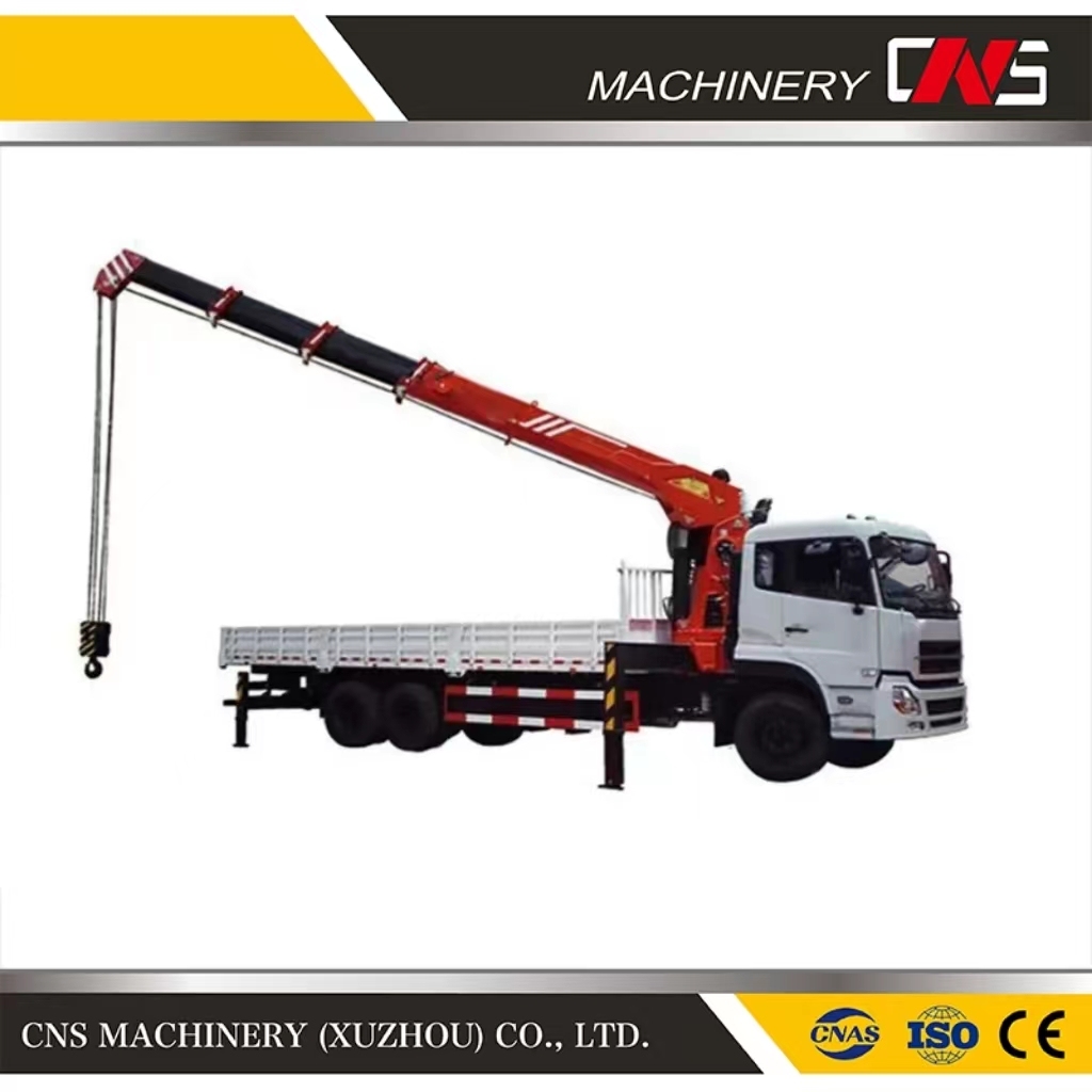 Cargo Truck Crane 4 Ton Hydraulic Straight Boom Crane Hydraulic Manipulator Lifting Mobile Truck Mounted Crane