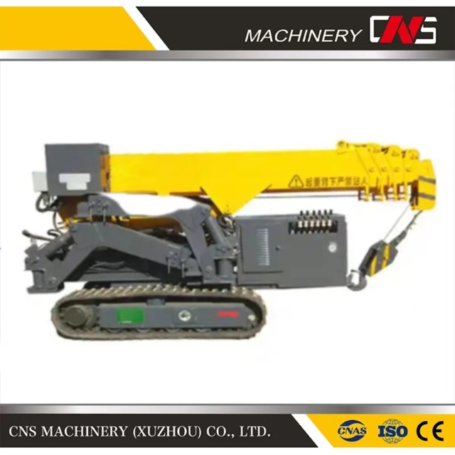 Mini Crawler Crane with Foldable Lifting Construction Telescopic Outrigger Small Cranes for Narrow Space