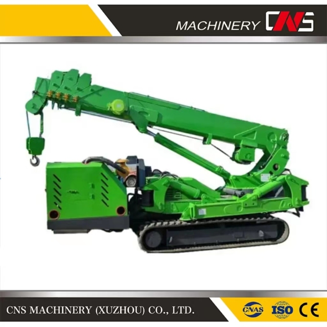 Mini Crawler Crane with Foldable Lifting Construction Telescopic Outrigger Small Cranes for Narrow Space