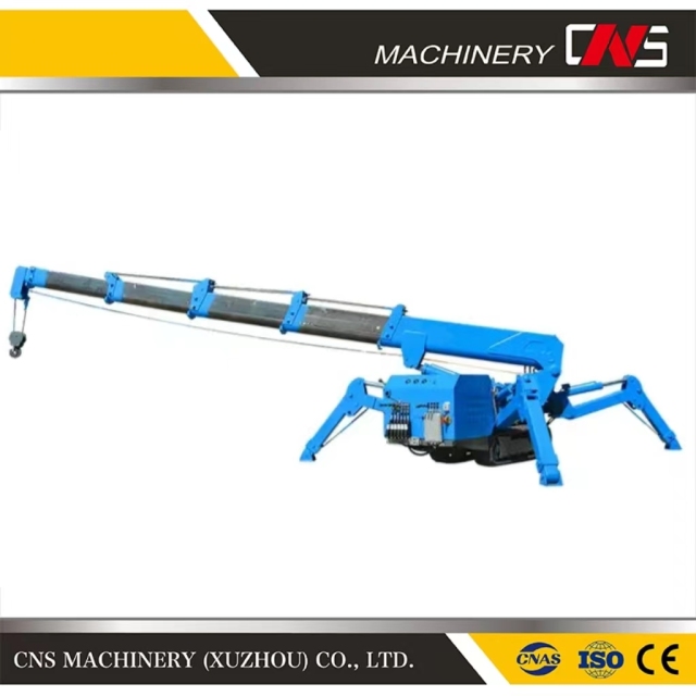 Spider Crane Customizable Small Mobile Portable Folding Crane 360 Degree Rotary for Narrow Space Crawler Crane