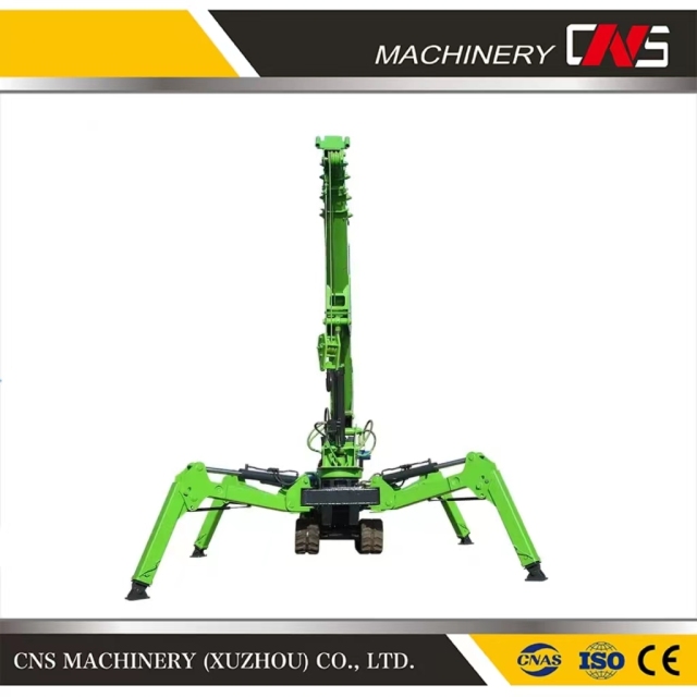 Spider Crane Customizable Small Mobile Portable Folding Crane 360 Degree Rotary for Narrow Space Crawler Crane