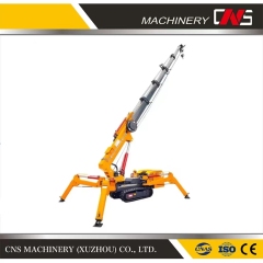 Spider Crane Customizable Small Mobile Portable Folding Crane 360 Degree Rotary for Narrow Space Crawler Crane