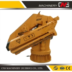 Chinese Manufacturer 12 Tons Light Ship Unloading Crane Marine Deck Crane with Continuous Chains