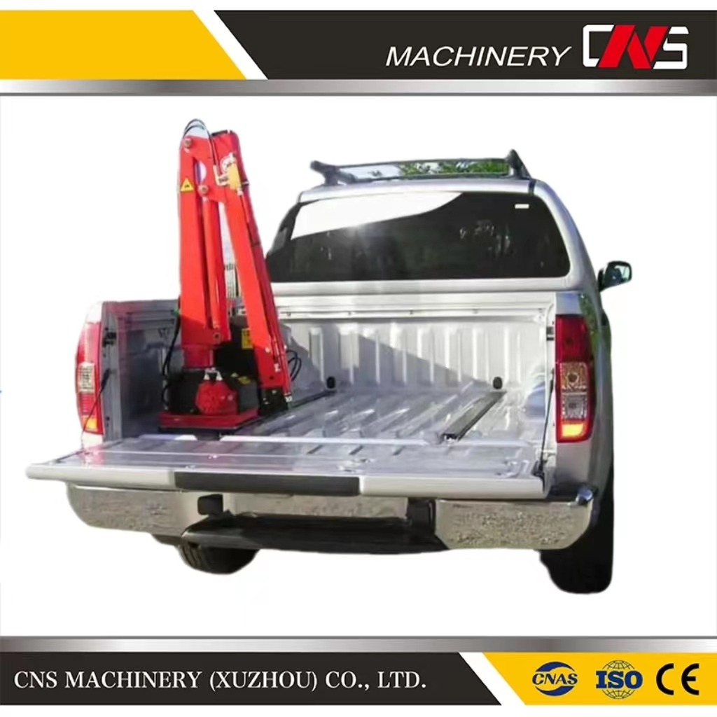 2024 New Hot Sale Pickup Crane Hydraulic Small Mobile Truck Crane Mini Jib Pickup Crane with High Quality