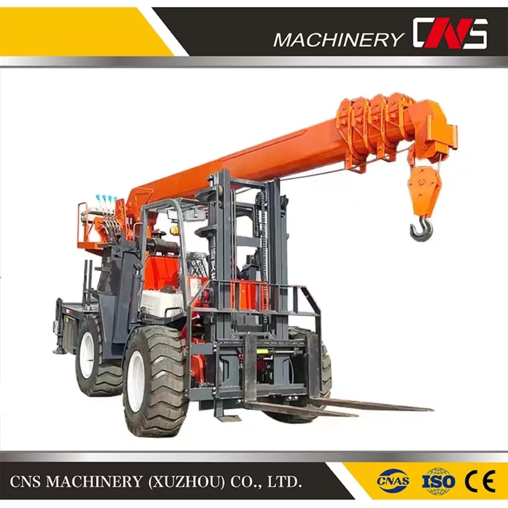 Wholesale Customized Brand New Telescopic Boom Dump Mounted Hydraulic Lifting Forklift Truck Crane Easy Operation
