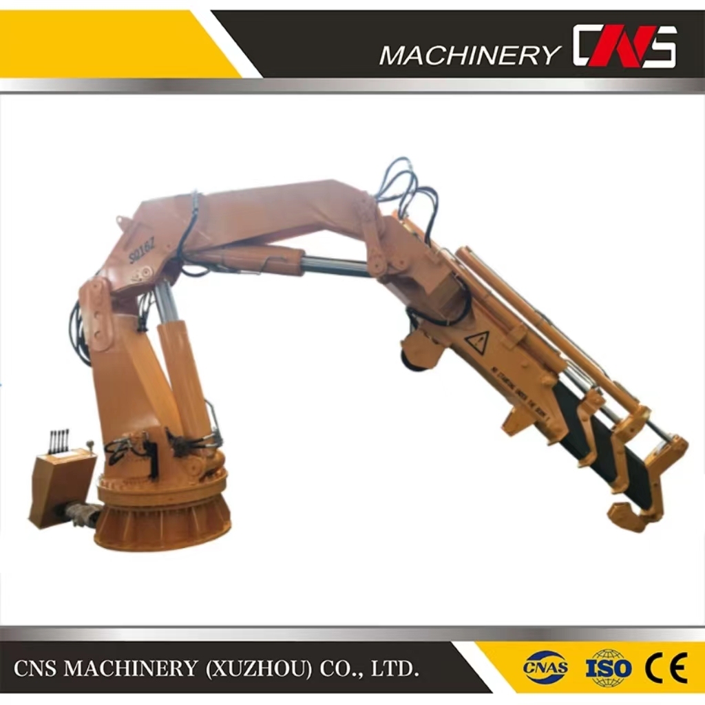 Small Davit Ship Crane Loading Cargo Shipboard Marine Cantilever Provision Deck Crane for Vessel Ship Boat Deck