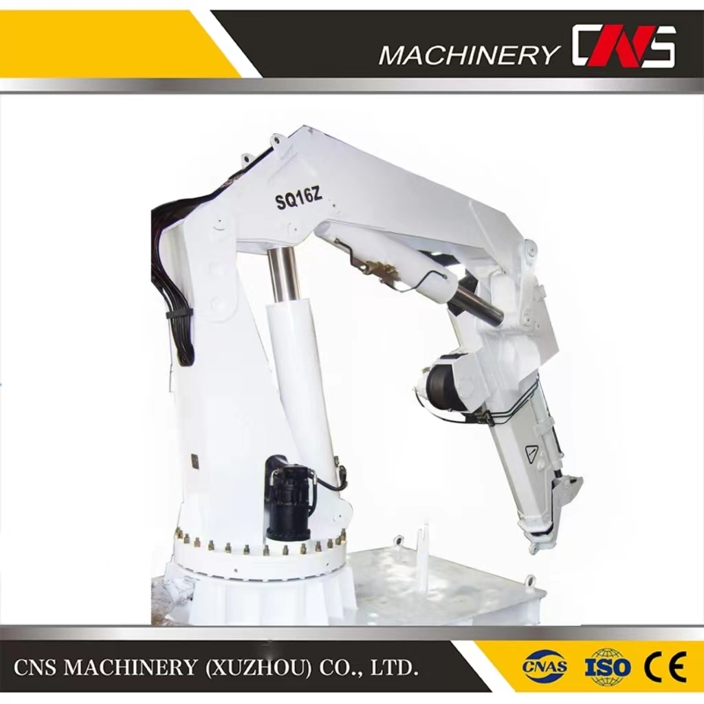 Small Davit Ship Crane Loading Cargo Shipboard Marine Cantilever Provision Deck Crane for Vessel Ship Boat Deck