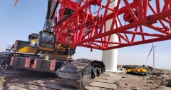 Scc8000A San-Y Used Crawler Crane Famous Brand Second Hand 800 Tons Lifting Capacity Large Type Crawler Crane