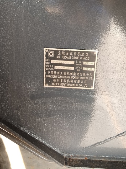 Xc (MG) Official Qay200 Used Mobile Crane Truck 200 Ton Used All Terrain Crane Low Price in Stock