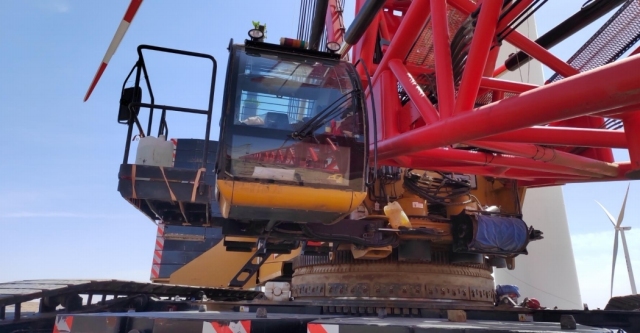 Scc8000A San-Y Used Crawler Crane Famous Brand Second Hand 800 Tons Lifting Capacity Large Type Crawler Crane