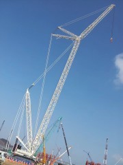 Used Demag Crawler Crane Cc6800 1250t Hoist Machine Second Hand Good Condition Hydraulic Crane for Sale