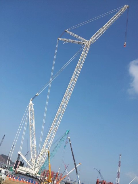 Used Demag Crawler Crane Cc6800 1250t Hoist Machine Second Hand Good Condition Hydraulic Crane for Sale