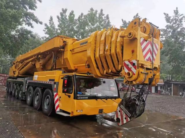 Used Hydraulic Liebhe (rr) Large Truck Crane Construction Machinery Second Hand All Terrain Crane Ltm1500