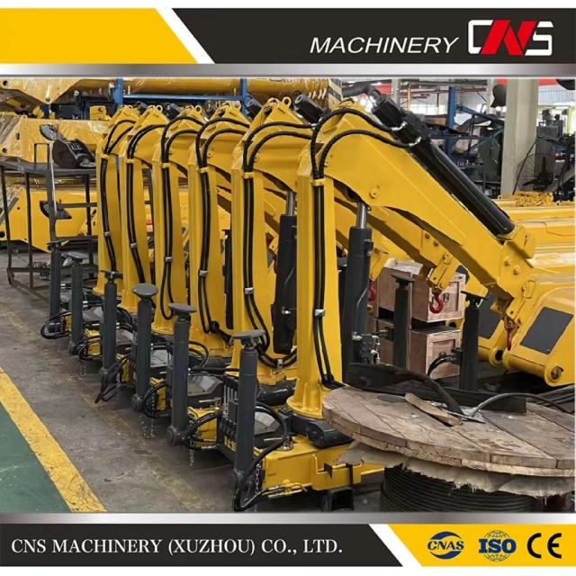 Hydraulic Mobile Knuckle Folding Boom Manufacturer Truck Mounted Crane 2 Ton Electric Hoist Jib Crane