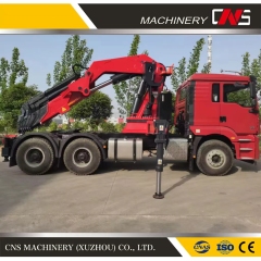 High Quality Lorry Truck Mounted Crane 8X4 25ton Loader Hydraulic Articulated Knuckle Boom Crane