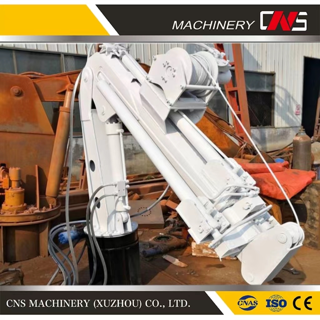 Supplier 2 Ton Small Car Bed Folding Jib Arm Load Lift Knuckle Boom Mini Hydraulic Pickup Truck Mounted Crane