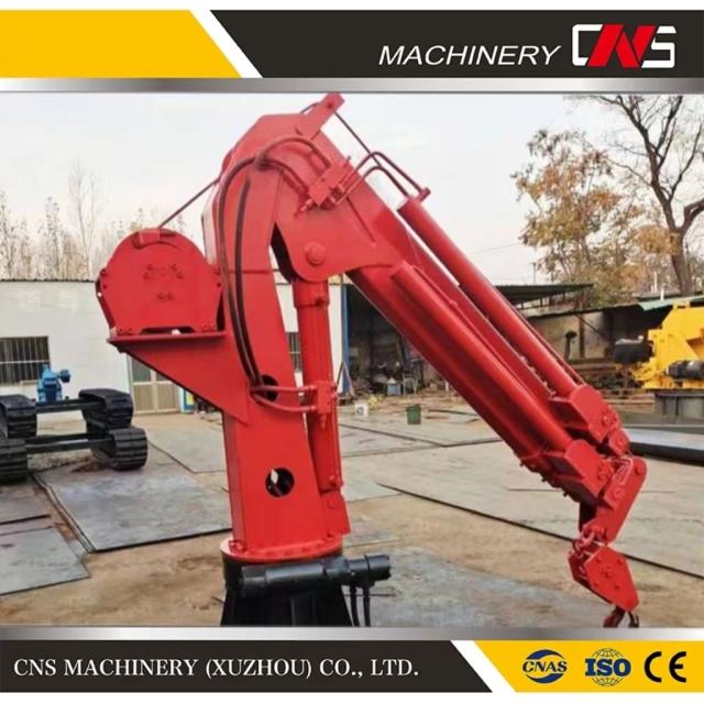 Supplier 2 Ton Small Car Bed Folding Jib Arm Load Lift Knuckle Boom Mini Hydraulic Pickup Truck Mounted Crane