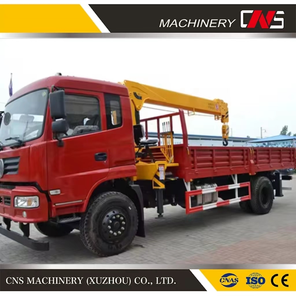 Factory Price 16 Tons Telescopic Boom Truck Mounted Crane Manipulator Straight Arm Truck Mounted Crane