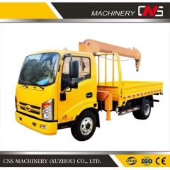 16 Ton Mobile Stiff Boom Crane Loader Crane Straight Arm Truck Mounted Crane with Telescopic Boom