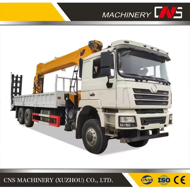 High Quality 16 Ton Straight Arm Truck Mounted Crane Telescopic Boom Lifting Crane for Hot Sale Made in China