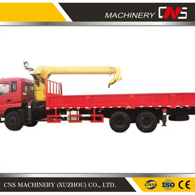16 Ton Mobile Stiff Boom Crane Loader Crane Straight Arm Truck Mounted Crane with Telescopic Boom