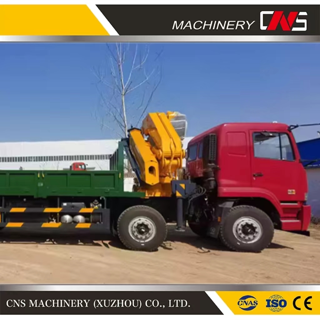 China Manufacturer 10 Ton Foldable Knuckle Boom Truck Mounted Crane Folding Arm Lifting Crane with Best Price