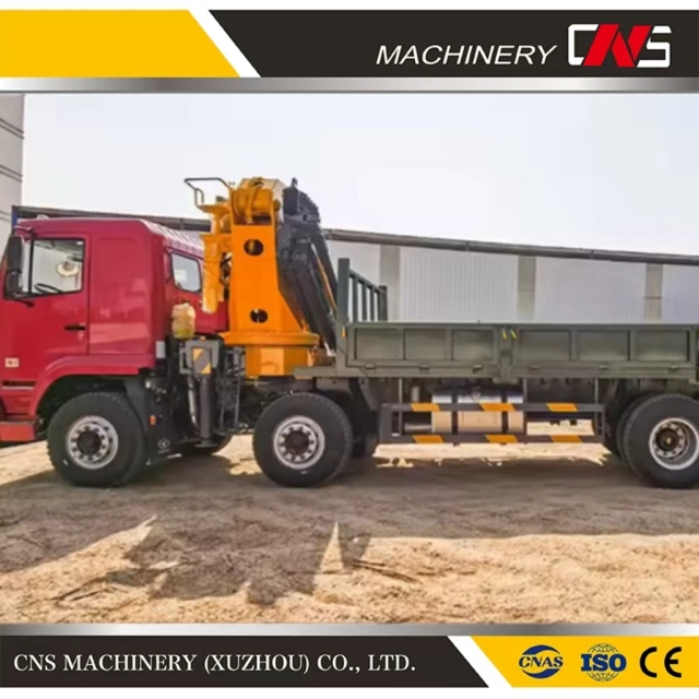 China Manufacturer 10 Ton Foldable Knuckle Boom Truck Mounted Crane Folding Arm Lifting Crane with Best Price