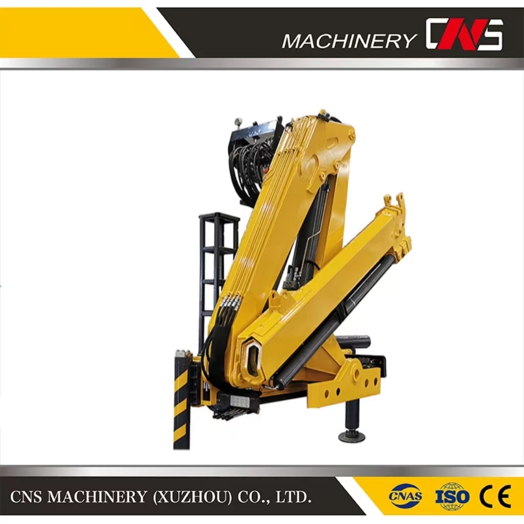 Cns Brand 5ton Truck Crane High Quality Folding Arm Lifting Crane Knuckle Boom Truck Mounted Crane with 5 Ton Lifting Capacity