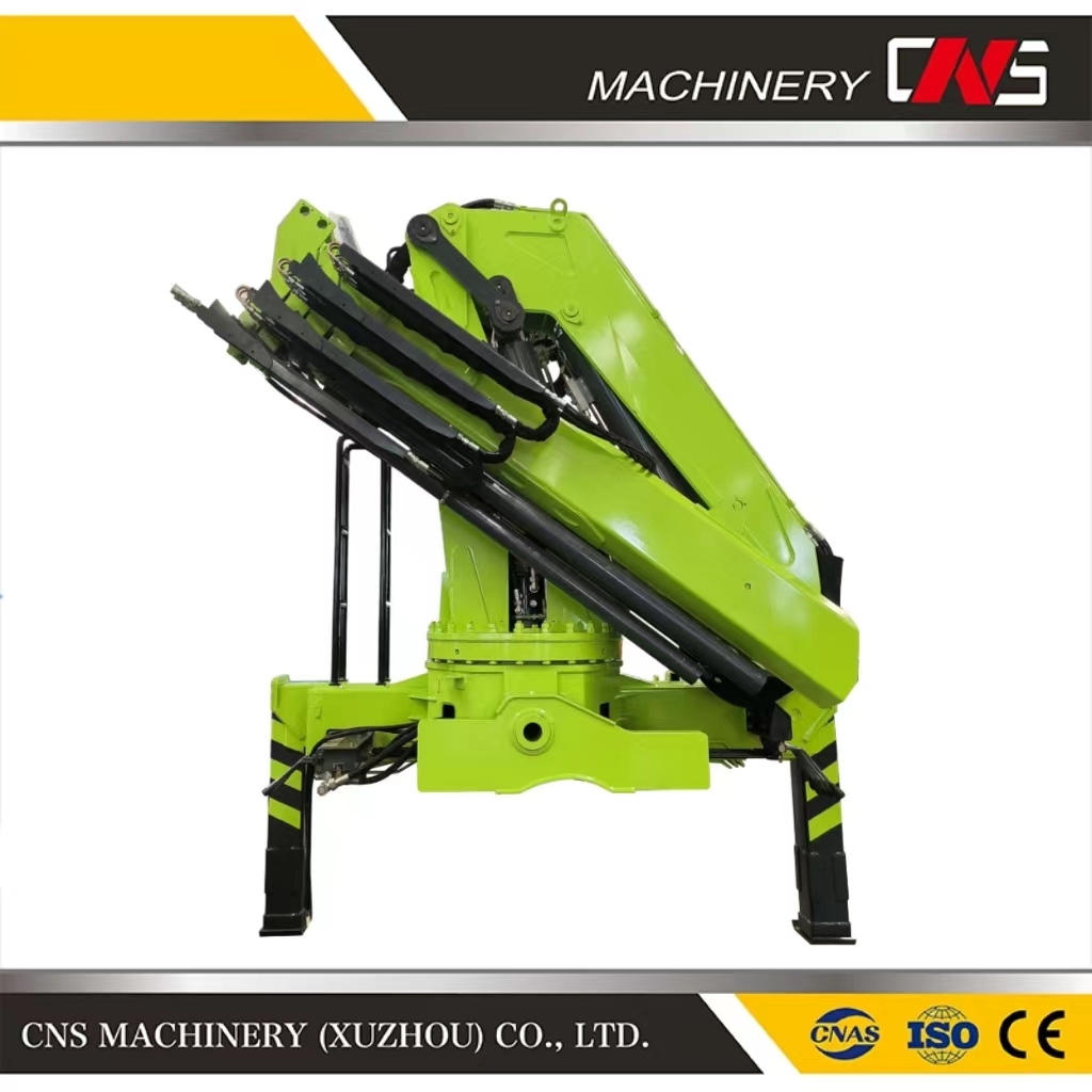 8 Tons Cargo Truck Knuckle Boom Lifting Crane 6 Wheels Truck Folding Arm Crane Mobile Crane for Sale