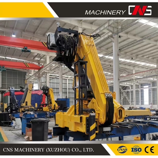Cns Brand 5ton Truck Crane High Quality Folding Arm Lifting Crane Knuckle Boom Truck Mounted Crane with 5 Ton Lifting Capacity