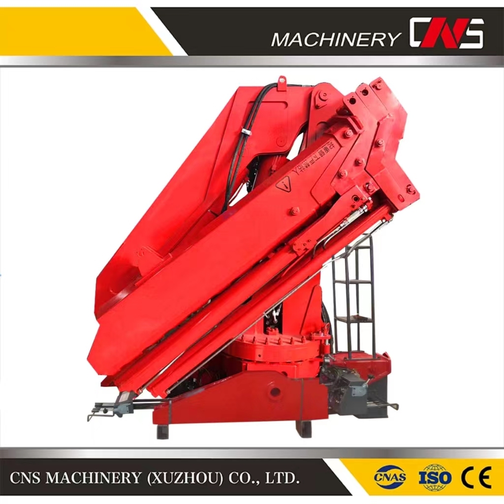 High Quality Folding Arm Cargo Truck Crane Hydraulic Mobile Crane 12 Ton Knuckle Boom Truck Lifting Crane