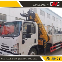 Chinese Brand Truck Mounted Crane New Mini Truck Crane Maximum Lifting 6.3 Ton Knuckle Boom Crane