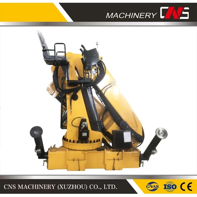 High Quality Folding Arm Cargo Truck Crane Hydraulic Mobile Crane 12 Ton Knuckle Boom Truck Lifting Crane