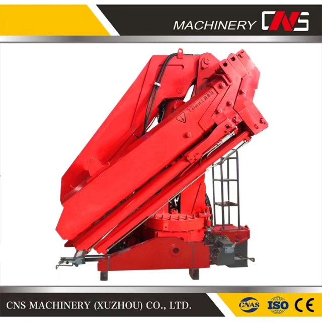 12 Ton Knuckle Boom Truck Mounted Cranes Hydraulic Folding Section Lifting Crane for Trucks with CE Certification