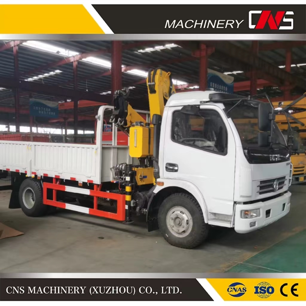 Portable Remote Control Articulated Arm 3.2 Ton Hydraulic Truck Mounted Crane Knuckle Boom Lifting Crane