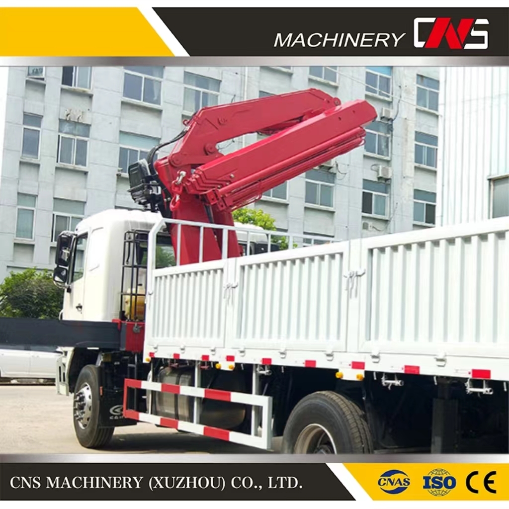 China Cns User-Friendly 3.2 Ton Folding Arm Truck Mounted Crane Hydraulic Mobile Crane Knuckle Boom Crane for Sales