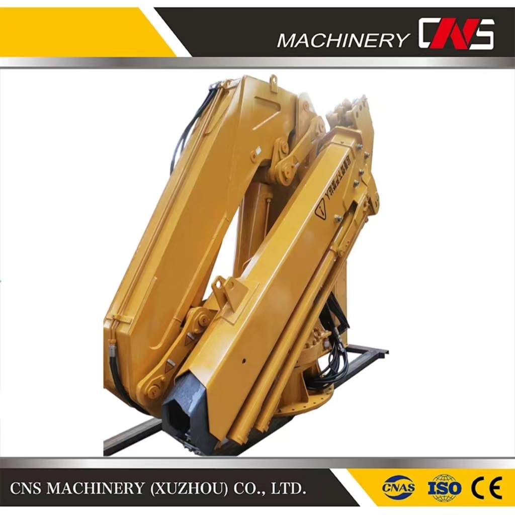 Hyrdaulic Marine Folding Deck Crane 8 Ton Capacity with Full Propertional Remote Control System and Overload System