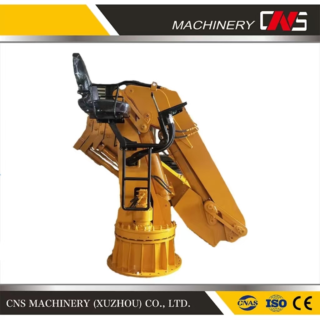 Cns Hot Selling Mobile 6.3 Ton Folding Arm Marine Crane Marine Knuckle Boom Crane for Sale Made in China
