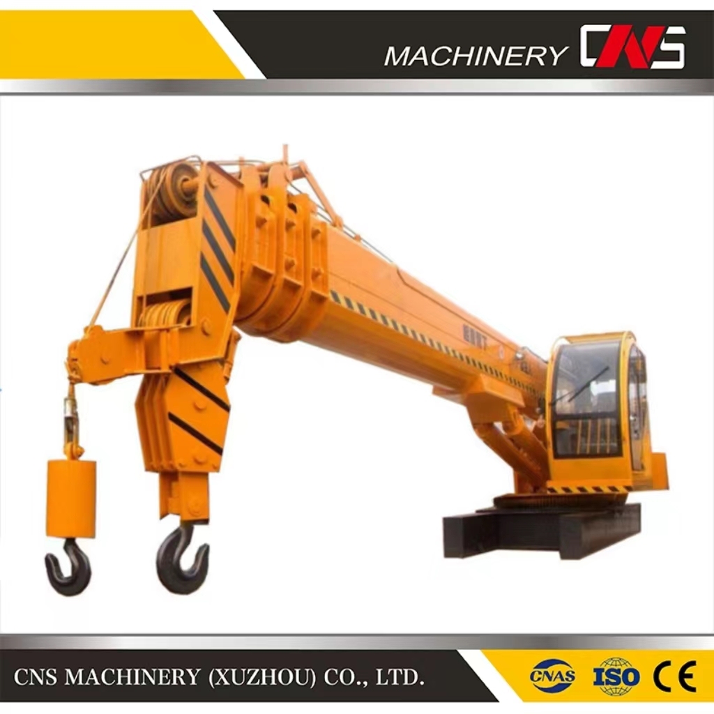 8 Ton Straight Arm Marine Crane on Ship Marine Deck Crane Telescopic Boom Hydraulic Ship Deck Crane for Sale